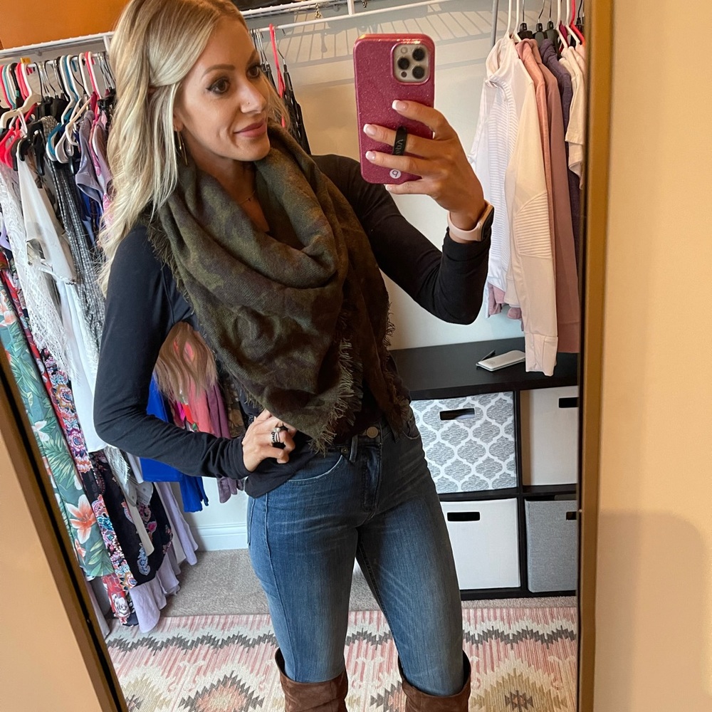 Boutique camo scarf
